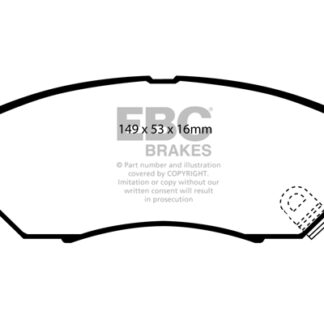 DP1404 EBC Ultimax Front Pads Caliper-NA KIA