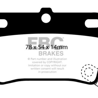 DP1403 EBC Ultimax Rear Pads Caliper-Akebono DR