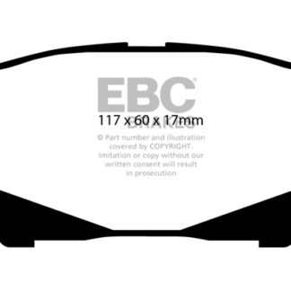 DP1399 EBC Ultimax Front Pads Caliper-Akebono TOYOTA