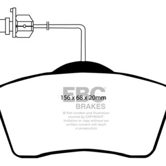 DP1398 EBC Ultimax Front Pads Caliper-ATE VOLKSWAGEN