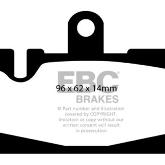 DP1397 EBC Ultimax Rear Pads Caliper-NA LEXUS