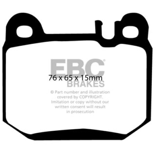DP1395 EBC Ultimax Rear Pads Caliper-NA MERCEDES-BENZ