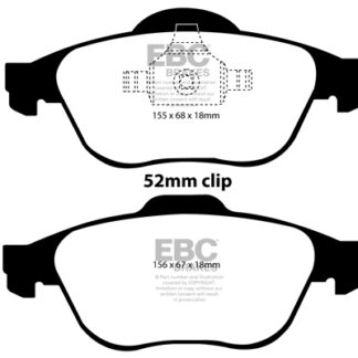 DP1394 EBC Ultimax Front Pads Caliper-ATE RENAULT