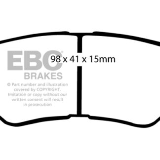 DP1392 EBC Ultimax Rear Pads Caliper-Akebono HYUNDAI