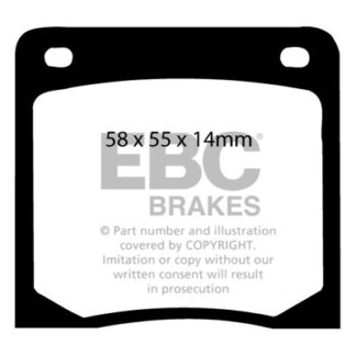DP139 EBC Ultimax Front Pads Caliper-Sumitomo DATSUN