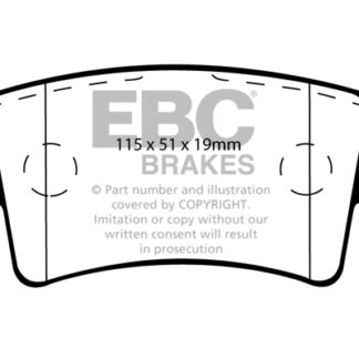 DP1385 EBC Ultimax Rear Pads Caliper-NA NISSAN COMMERCIAL