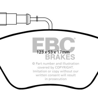 DP1384 EBC Ultimax Front Pads Caliper-Bosch ALFA ROMEO