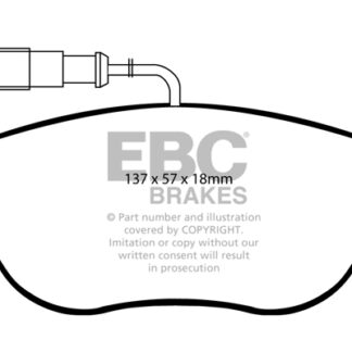 DP1383 EBC Ultimax Front Pads Caliper-Bosch ABARTH