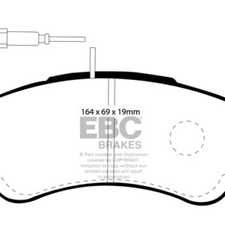 DP1379 EBC Ultimax Front Pads Caliper-Brembo CITROEN COMMERCIAL