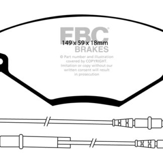 DP1371 EBC Ultimax Front Pads Caliper-NA CITROEN