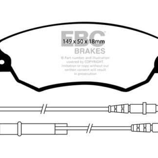 DP1370 EBC Ultimax Front Pads Caliper-NA CITROEN