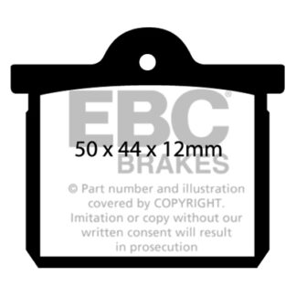 DP137 EBC Ultimax Rear Pads Caliper-NA CITROEN