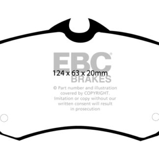 DP1357 EBC Ultimax Front Pads Caliper-NA CHRYSLER (USA)