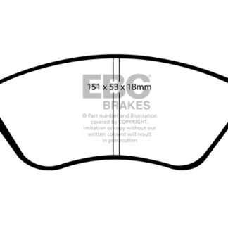 DP1356 EBC Ultimax Front Pads Caliper-ATE KIA