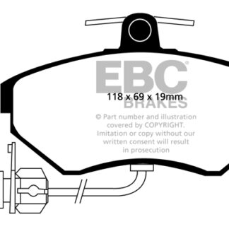 DP1351 EBC Ultimax Front Pads Caliper-Girling/TRW AUDI