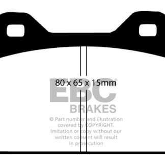 DP135 EBC Ultimax Front Pads Caliper-ATE VOLVO