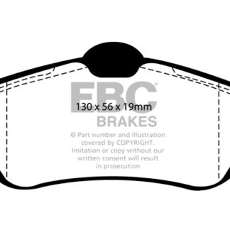 DP1346 EBC Ultimax Front Pads Caliper-Girling/TRW CITROEN