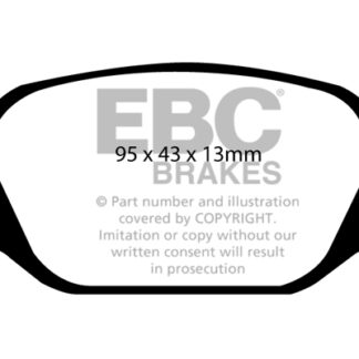 DP1338 EBC Ultimax Rear Pads Caliper-TRW ABARTH