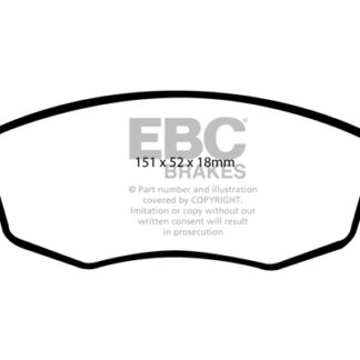 DP1337 EBC Ultimax Front Pads Caliper-ATE FIAT