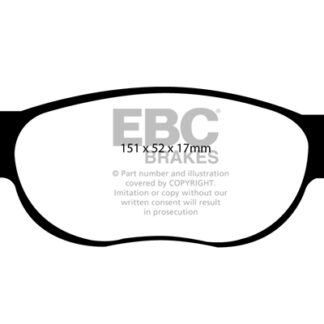 DP1336 EBC Ultimax Front Pads Caliper-ATE FIAT