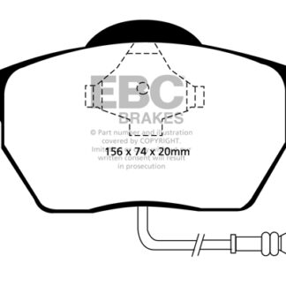 DP1330 EBC Ultimax Front Pads Caliper-ATE AUDI