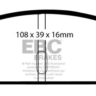 DP133 EBC Ultimax Front Pads Caliper-Bendix SUBARU