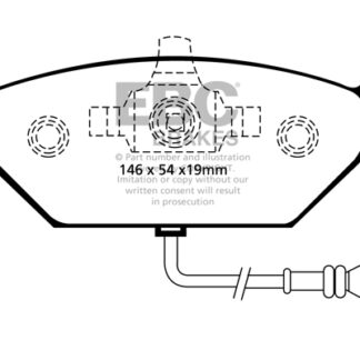 DP1329 EBC Ultimax Front Pads Caliper-VW AUDI