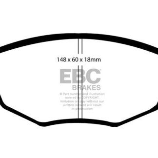 DP1322 EBC Ultimax Front Pads Caliper-Bosch FORD