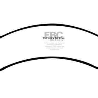 DP1305 EBC Ultimax Front Pads Caliper-NA CHEVROLET