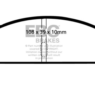 DP130 EBC Ultimax Rear Pads Caliper-Bendix AUTOBIANCHI