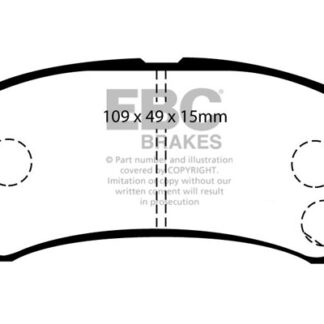 DP1299 EBC Ultimax Front Pads Caliper-NA SUZUKI