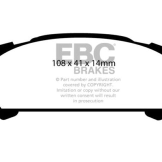 DP1293 EBC Ultimax Rear Pads Caliper-NA SUBARU