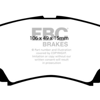 DP1291 EBC Ultimax Front Pads Caliper-NA DFSK