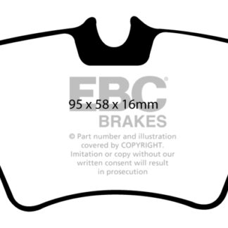 DP1284 EBC Ultimax Rear Pads Caliper-TRW FIAT COMMERCIAL