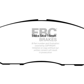 DP1281 EBC Ultimax Front Pads Caliper-NA HYUNDAI COMMERCIAL