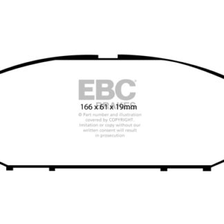 DP1280 EBC Ultimax Front Pads Caliper-NA NISSAN