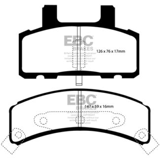 DP1273 EBC Ultimax Front Pads Caliper-NA CHEVROLET