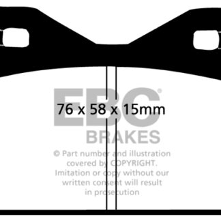 DP126 EBC Ultimax Front Pads Caliper-ATE AUDI