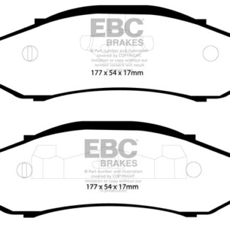 DP1255 EBC Ultimax Front Pads Caliper-NA JEEP
