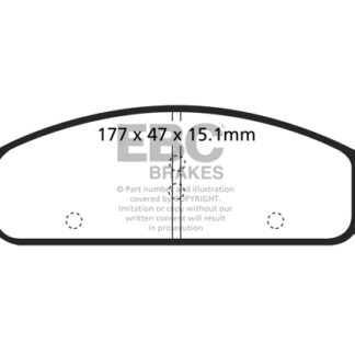 DP1251 EBC Ultimax Front Pads Caliper-NA CHRYSLER (USA)
