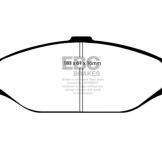 DP1242 EBC Ultimax Front Pads Caliper-NA FORD