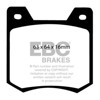 DP124 EBC Ultimax Front Pads Caliper-Girling/TRW PEUGEOT