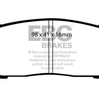 DP1235 EBC Ultimax Rear Pads Caliper-Sumitomo KIA