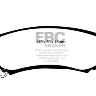 DP1233 EBC Ultimax Rear Pads Caliper-NA MERCEDES-BENZ
