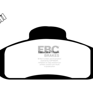 DP1232 EBC Ultimax Front Pads Caliper-NA MERCEDES-BENZ