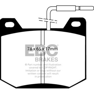 DP123 EBC Ultimax Front Pads Caliper-Girling/TRW PEUGEOT