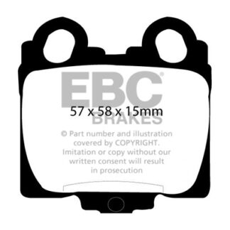 DP1224 EBC Ultimax Rear Pads Caliper-NA LEXUS