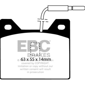 DP122 EBC Ultimax Rear Pads Caliper-NA PEUGEOT