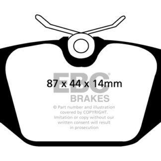 DP1214 EBC Ultimax Rear Pads Caliper-Girling/TRW ALFA ROMEO