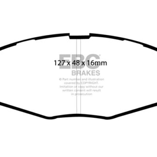 DP1212 EBC Ultimax Front Pads Caliper-NA CHEVROLET